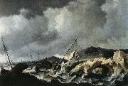 PEETERS, Bonaventura the Elder Storm on the Sea France oil painting artist